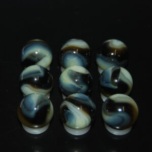 9 Beautiful HTF Jabo Classic Swirl Marbles