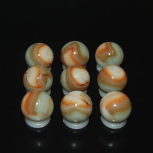 9 Beautiful HTF Jabo Classic Swirl Marbles