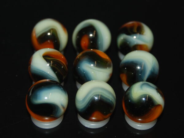 9 Beautiful HTF 2004 Jabo Classic Swirl Marbles