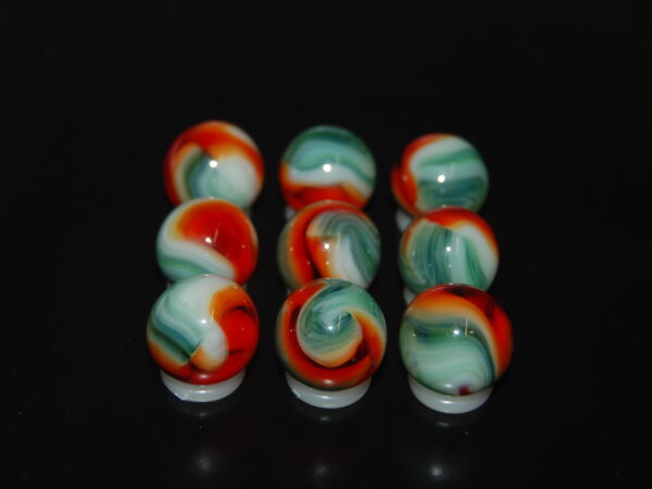 9 Beautiful HTF 2004 Jabo Classic Swirl Marbles