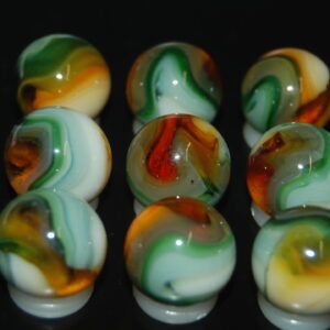 9 Beautiful HTF 2004 Jabo Classic Swirl Marbles