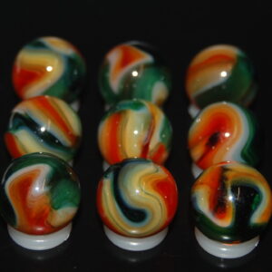 9 Beautiful HTF Jabo Classic Swirl Marbles