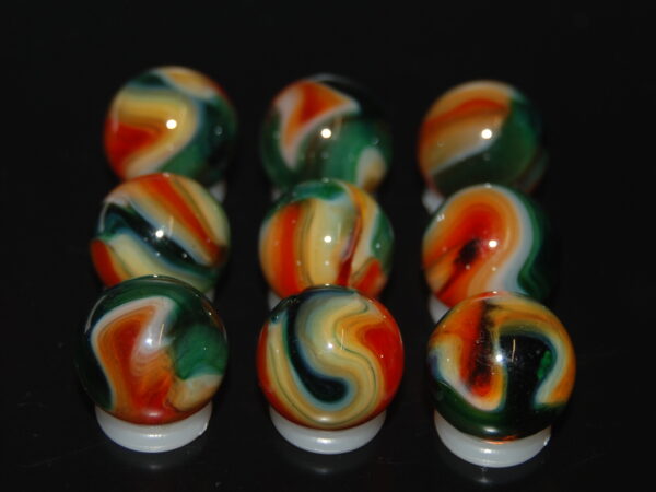 9 Beautiful HTF Jabo Classic Swirl Marbles