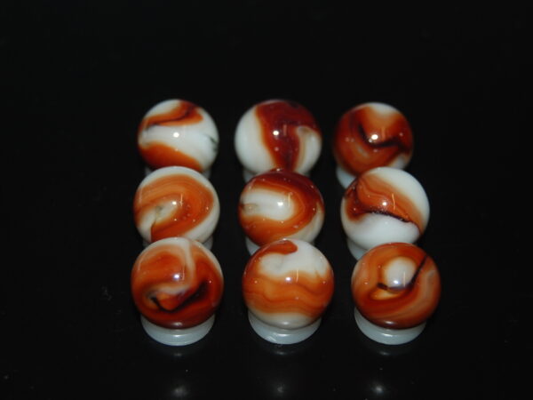 9 Beautiful HTF 1998 Jabo Classic Swirl Marbles