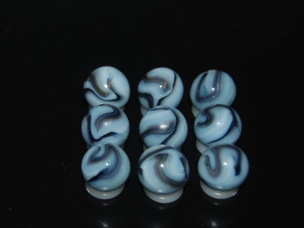 9 Beautiful HTF Jabo Classic Swirl Marbles