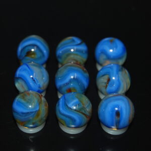 9 Beautiful HTF Jabo Classic Swirl Marbles