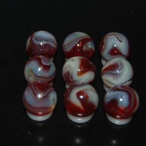 9 Beautiful HTF Jabo Classic Swirl Marbles