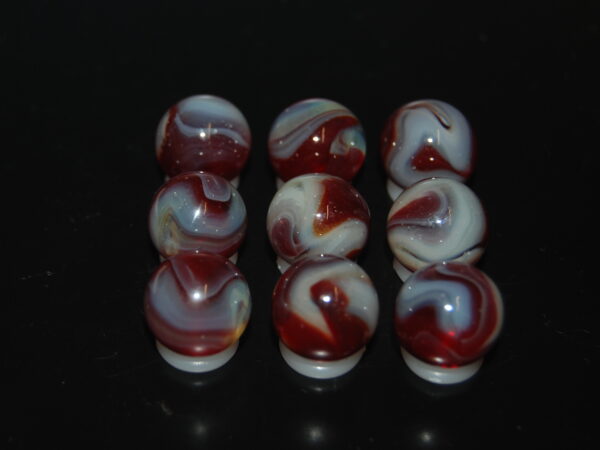 9 Beautiful HTF Jabo Classic Swirl Marbles