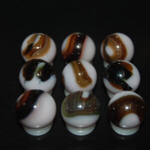 9 Beautiful HTF Jabo Classic Swirl Marbles