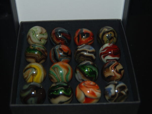 Collector Box VHTF Jabo LAST DANCE Some Aventurine Marbles Made 2008