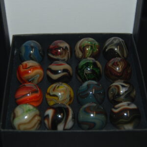 Collector Box VHTF Jabo LAST DANCE Some Aventurine Marbles Made 2008