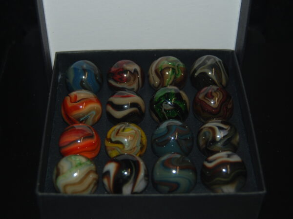 Collector Box VHTF Jabo LAST DANCE Some Aventurine Marbles Made 2008