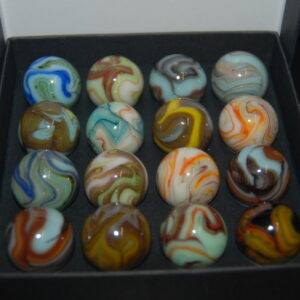 Collector Box Dave & Mamie Veterans Marbles Made 2010