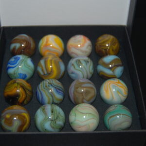 Collector Box Dave & Mamie Veterans Marbles Made 2010