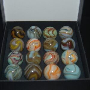 Collector Box Dave & Mamie Veterans Marbles Made 2010