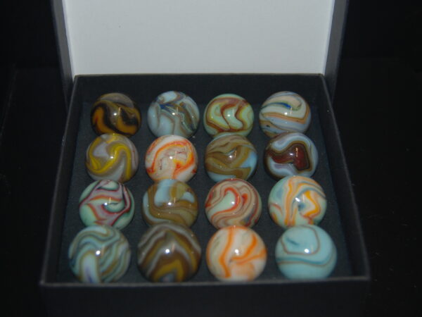 Collector Box Dave & Mamie Veterans Marbles Made 2010