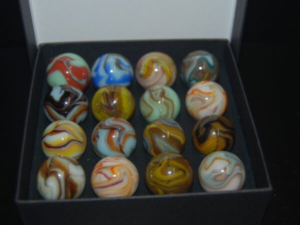 Collector Box Dave & Mamie Veterans Marbles Made 2010