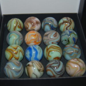 Collector Box Dave & Mamie Veterans Marbles Made 2010