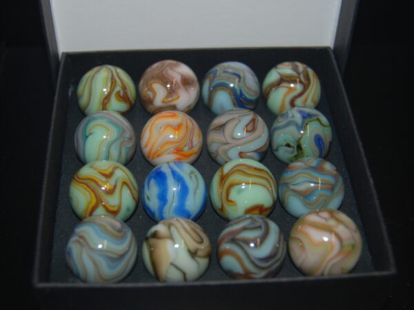 Collector Box Dave & Mamie Veterans Marbles Made 2010