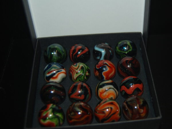 Collector Box Jabo March Madness Aventurine Marbles Made 3-19-2009 (Copy)