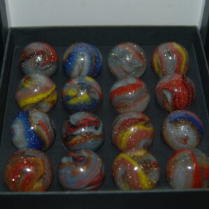 Collector Box DAS Sundown All With Gold Lutz Sprinkles Marbles