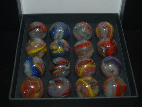 Collector Box DAS Sundown All With Gold Lutz Sprinkles Marbles