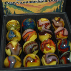 Collector Box DAS D & J 1 Swirls Marble Keepers