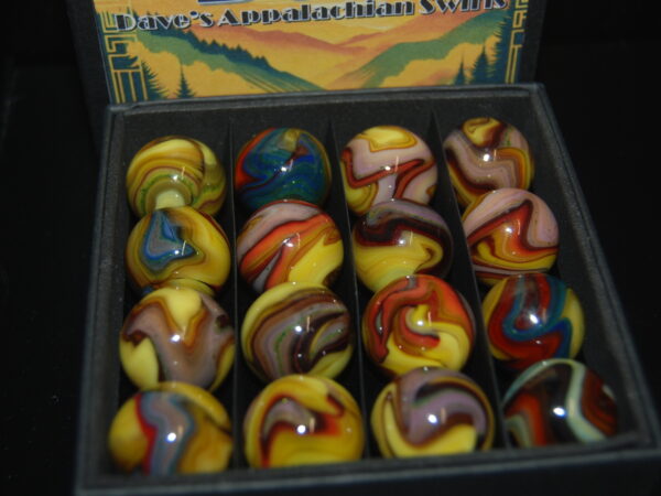 Collector Box DAS D & J 1 Swirls Marble Keepers