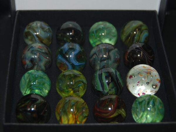 Collector Box Jabo Joker Crystal Pastel Marbles Made Oct 20,2010