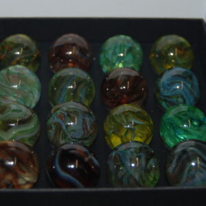 Collector Box Jabo Joker Crystal Pastel Marbles Made Oct 20,2010