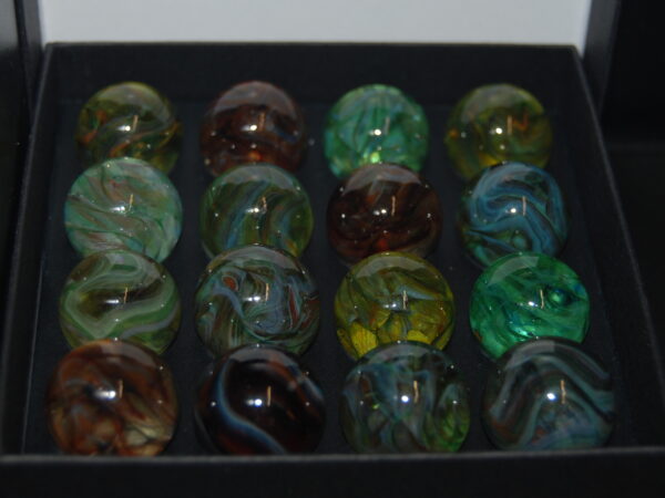 Collector Box Jabo Joker Crystal Pastel Marbles Made Oct 20,2010