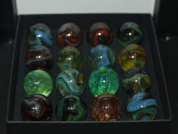 Collector Box Jabo Joker Crystal Pastel Marbles Made Oct 20,2010